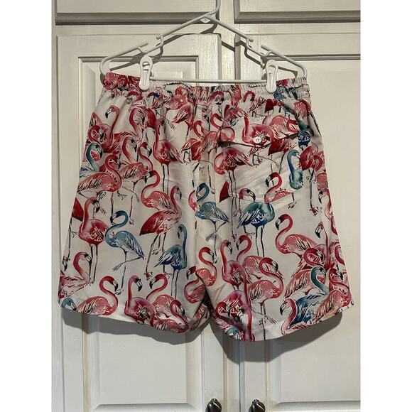 Crown And Ivy Swim Trunks Pink Flamingo Men’s Size XL Shorts - Picture 4 of 9